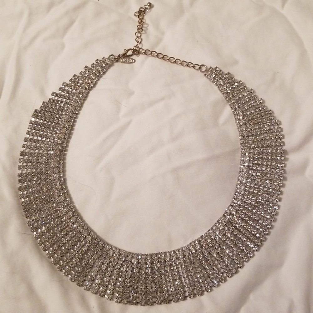 Fake costume diamond necklace